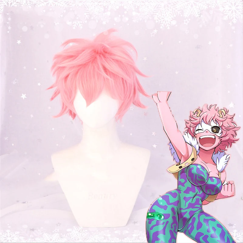 Аниме My Hero Academy Косплей парики Ashido Mina Косплей парик термостойкие искусственные волосы для париков вечерние Пинки косплей парик