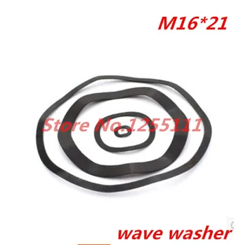 

100pcs/lot 16 x 21mm 16mm Spring Wave Washer M16*21 corrugated flexible gasket Thickness 0.3mm