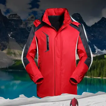 

2019 New Winter Mens Softshell Hiking Warm Thicken Jackets Male Outdoor Camping Trekking Climbing Coat For Waterproof Windproof
