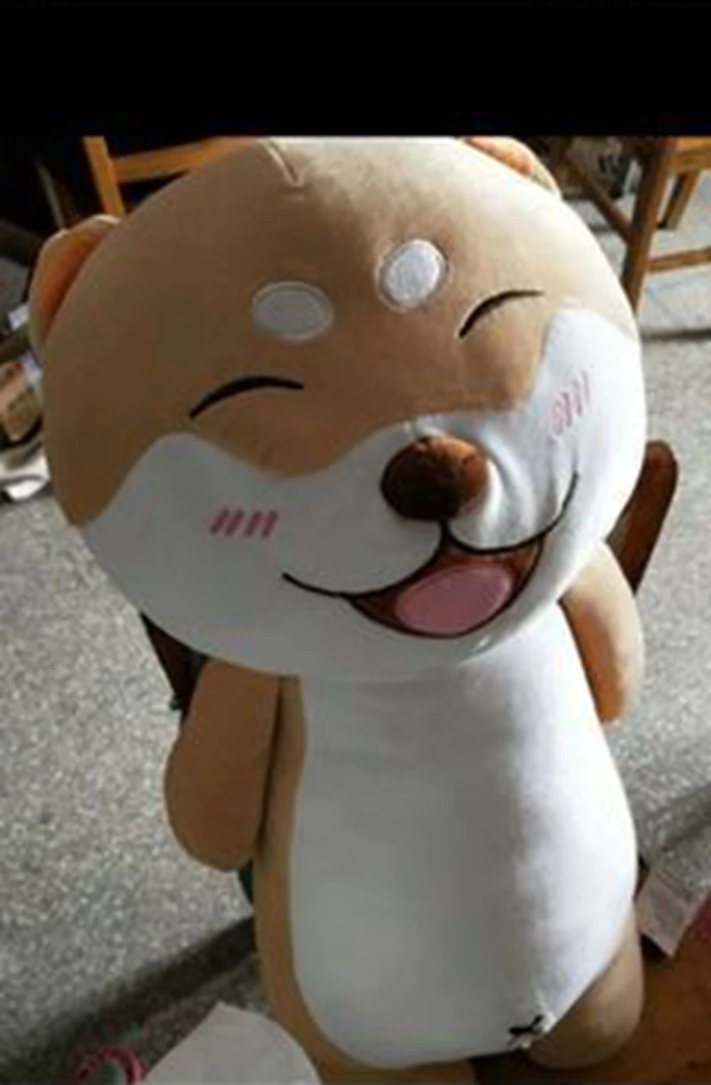 pop soft cartoon husky plush toy stuffed anime Shiba Inu  Bulldog Pugs Dachshund doll animals pillow gift for kids 31inch 80cm DY61956(9)