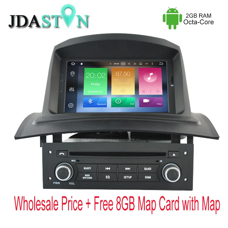 JDASTON 1 DIN Octa Core 2GB Ram Android font b Car b font DVD Player For