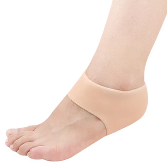 1 Pair Heal Gel Sleeves Silicone Foot Heel &amp; Ankle Pain