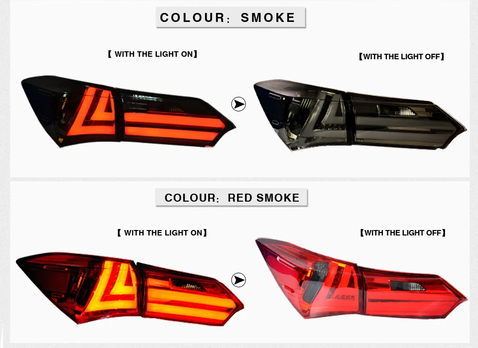 Detail Feedback Questions About Vland Factory For Car Tail Light Detail Feedback Questions About Vland Factory For Car Tail Light Corolla Led Taillight 2017 2016 Rear With Drl Reverse Brake On