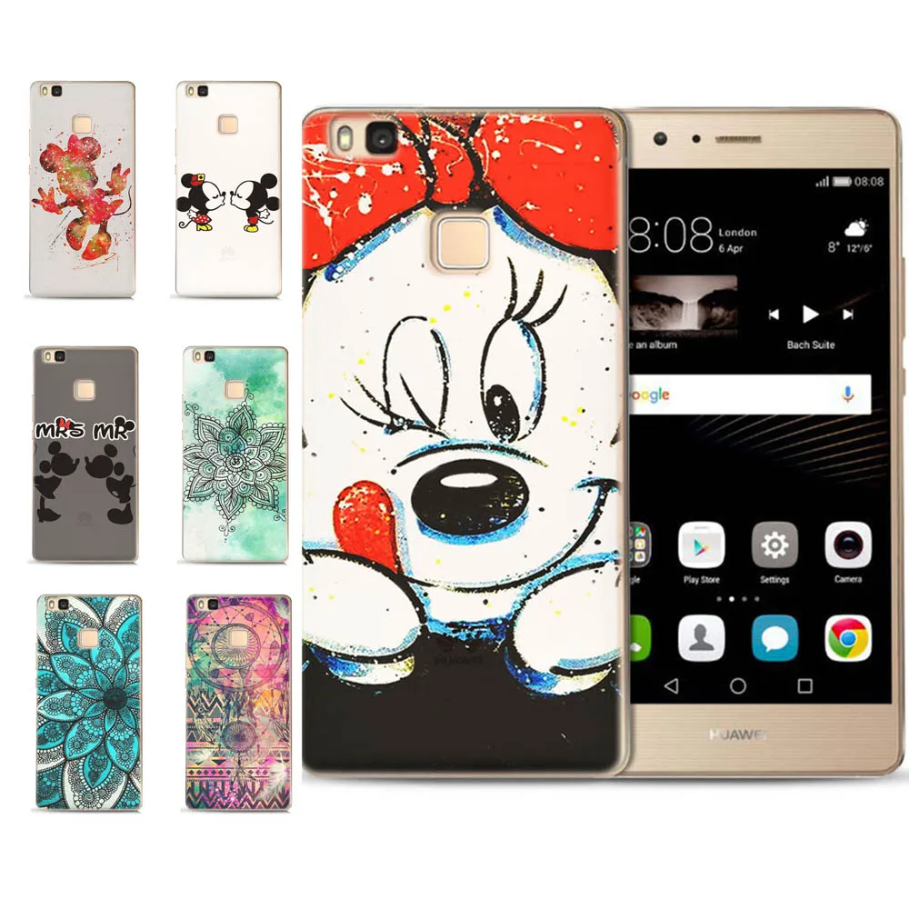 Мягкий чехол для телефона MLCRIYG Huawei P9 Lite/P8 Lite/P10 Lite TPU цветной силиконовый с