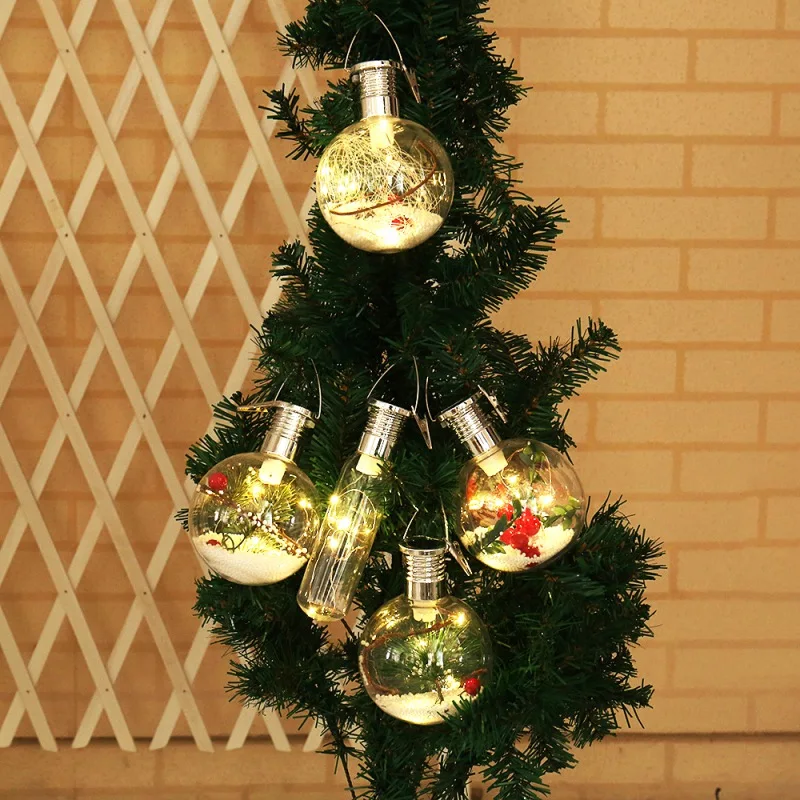 Новый Солнечный Шар Медный провод освещение рождественнской елки Круглые лампы с кристаллами солнечный светильник Мощность светодиодный