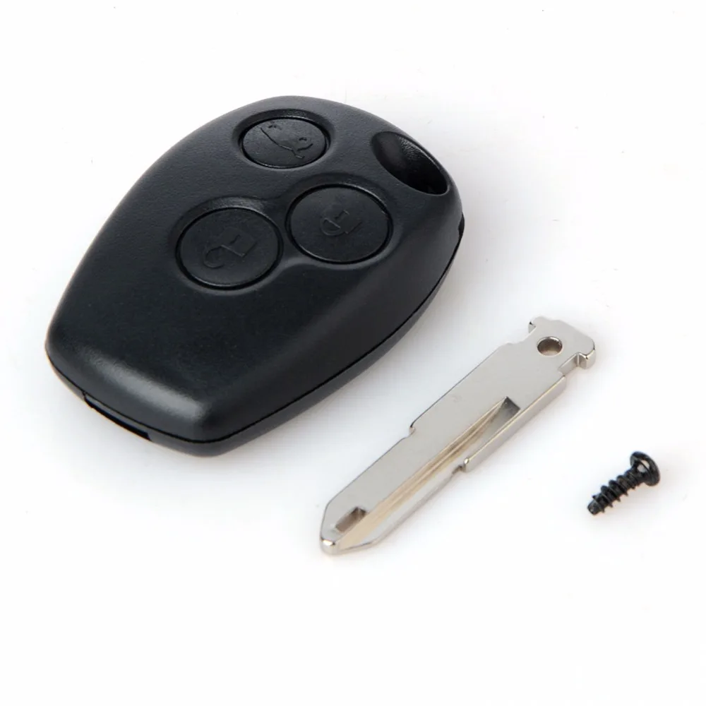 

Car Remote Key 433MHZ 3 Button For Renault Duster Clio Vivaro Master Traffic Megane Laguna Auto Fob ID46 PCF7946 Chip