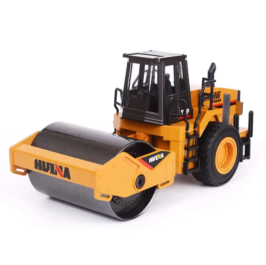 

High Simulation diecast toys 1:40 scale city Engineering vehicle Roller metal model collection for kids adult gifts