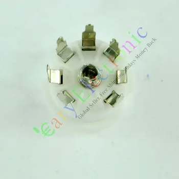 

Wholesale and retail 20pcs MINI 7pin PCB Ceramic vacuum tube sockets valve base 12AE6 6AT6 12AV6 audio free shipping