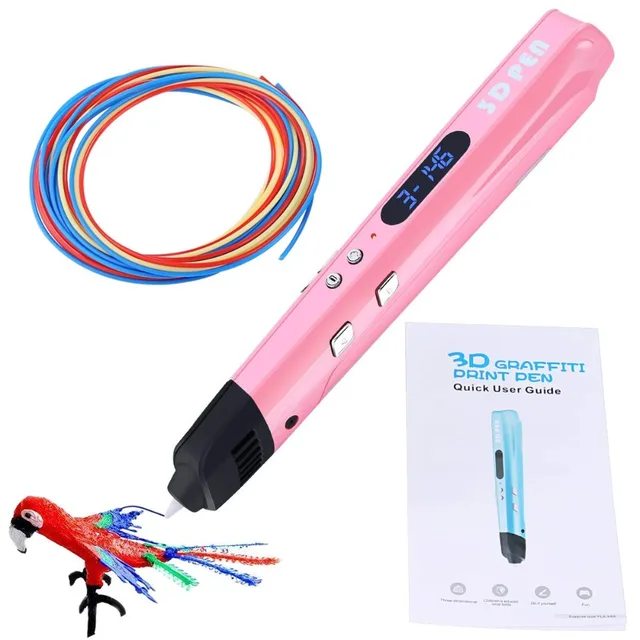 Special Price Sixth Generation 3D Painting Pen With Free PLA Filament 3D Printing Pens For Kids Birthday Present Can 50/100/200 Meter Filament