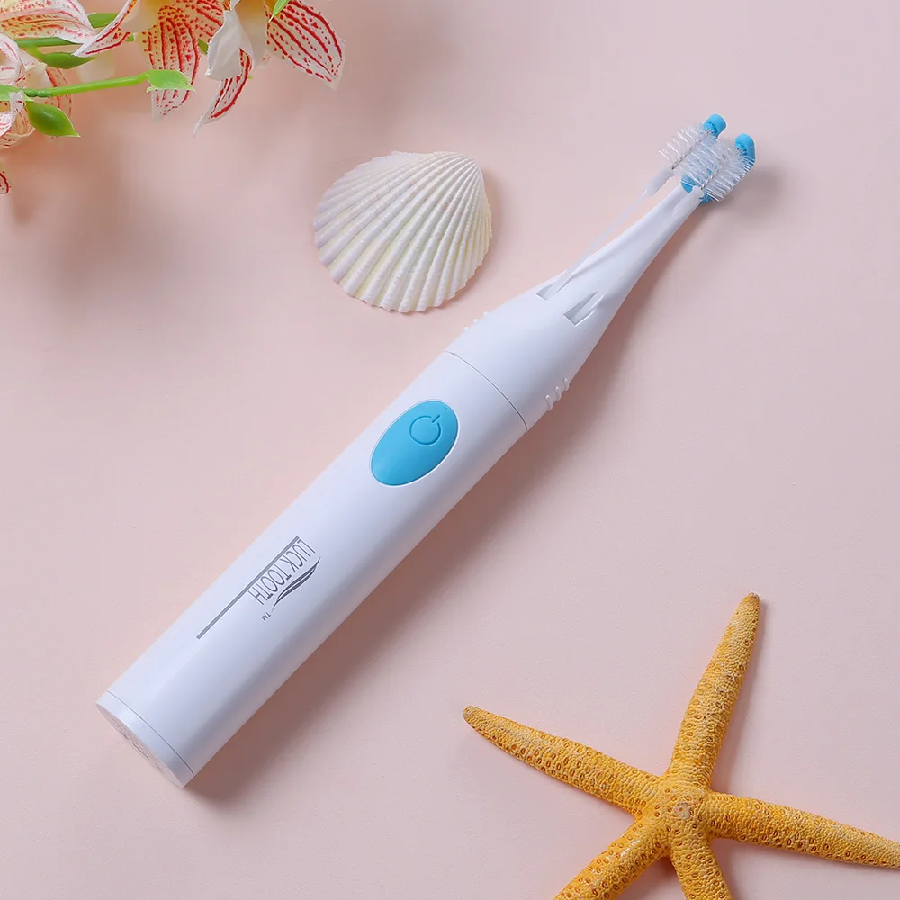

Electric Tooth Brush 3-Speed Oral Dental Care Electric Double-Sided Toothbrush IPX6 Waterproof Design 2 Replacement Brush Head