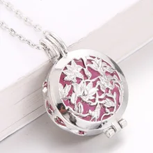 Collier creux, médaillon d'aromathérapie, diffuseur d'huiles essentielles, médaillon de parfum, pendentif de collection