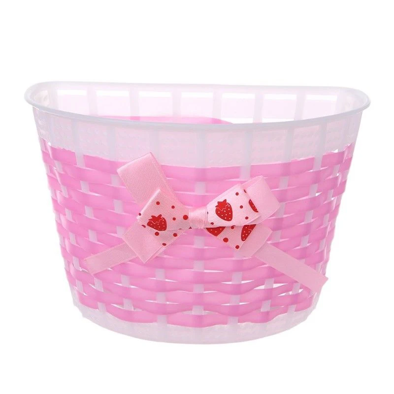 

Accessory Basket Holder Kid Flower Panniers Box Scooter Beautiful Children Stabilizers Plastic Knitted