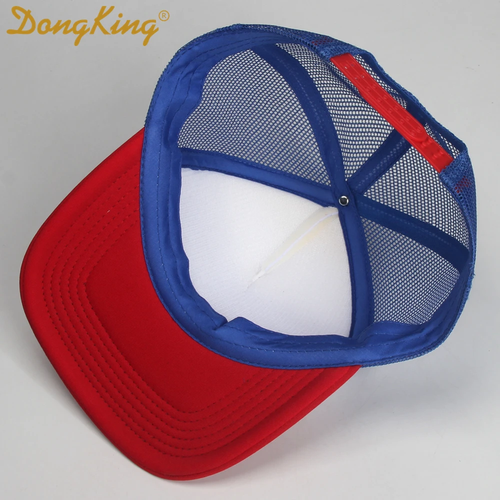 DongKing странные вещи Пылезащитная бейсболка Дастин Trucker красный белый синий Бейсболка сетчатая бейсболка Кепки Snapback смешной фильм подарок