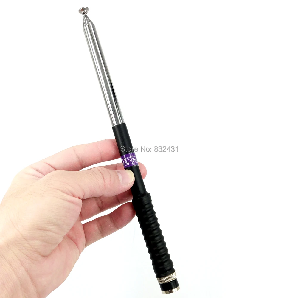 FP10120 BNC Gain Telescopic VHF Antenna for ICOM V8 1