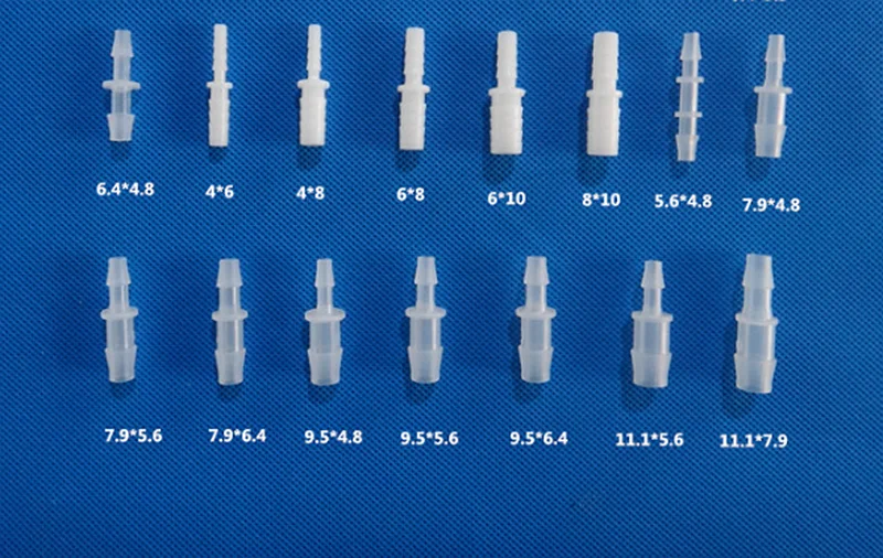 10 шт. внешний диаметр 4-11,1 мм уменьшенная пагода прямой разъем белый пластиковый шланг адаптер воздушный насос фитинги для аквариума