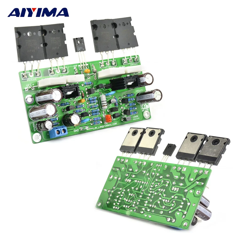 Плата звукового усилителя AIYIMA L20 SE 2 шт. TOSHIBA A1943 C5200 двухканальный стерео усилитель