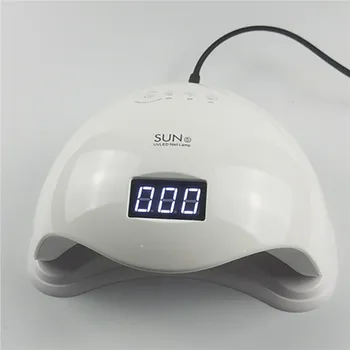 

Professional SUN5 48W UV LED Lamp Nail Dryer White Light Polish Machine for Curing Nail Gel Timer LCD Screen Display Art Tool