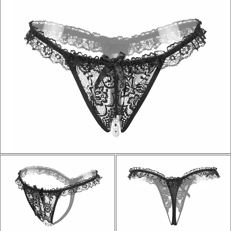 Women's Panties lace Low Waist Female Lace Panties Thong G-string Flower pearl Sexy Underwear string Lingerie Intimates Thongs Women's Panties lace Low Waist Female Lace Panties Thong G-string Flower pearl Sexy Underwear string Lingerie Intimates Thongs