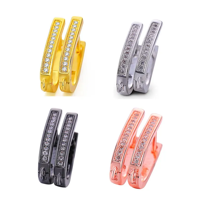 

Juya DIY Earrings Supplies Gold/Silver Color Jewelry Material Earring Hooks Accessories Women Earrings Handmade Components