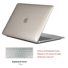 Кристальный чехол для ноутбука Apple Macbook Pro retina Touch Bar& ID Air 11 12 13 13,3 15 15,4 дюймов жесткий корпус+ чехол для клавиатуры