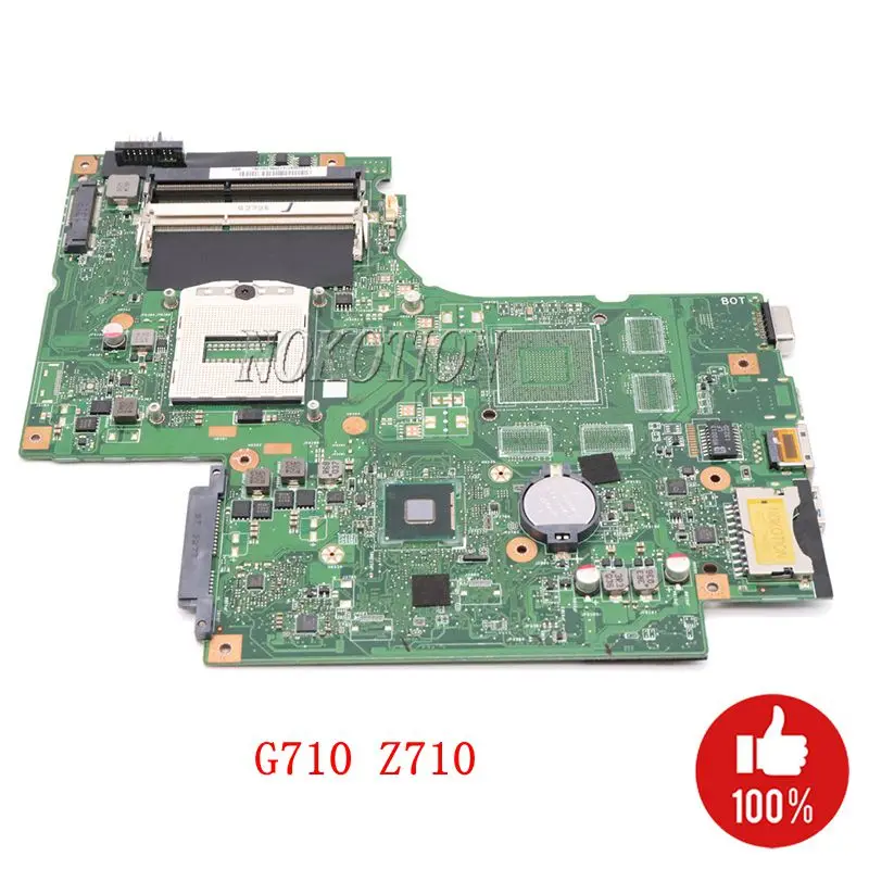 Материнская плата NOKOTION 11S90004376 для Lenovo IdeaPad G710 Z710 материнская ноутбука DUMBO2 REV2.1 HM86