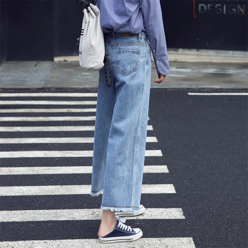 FINEWORDS 2017 Autumn Loose Causal Retro High Waist Boyfriend Jeans For Women Vintage Harajuku Wide Leg Jeans Woman Plus Size FINEWORDS 2017 Autumn Loose Causal Retro High Waist Boyfriend Jeans For Women Vintage Harajuku Wide Leg Jeans Woman Plus Size
