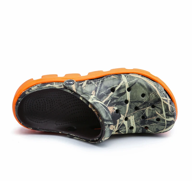 Alllwesome Croc Shoes Men Summer Sandals Lightweight Massage Camouflage Flip Flops Gladiator Sandals Clogs Crocsnessinglys 2019