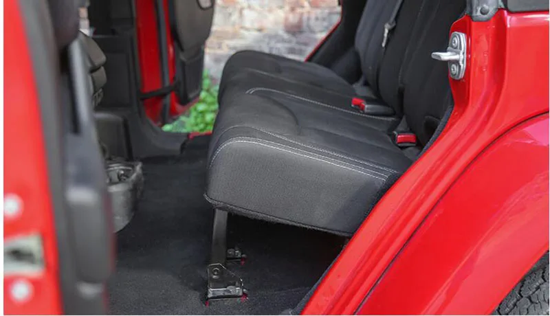 1 комплект распорки сиденья+ Болты заднего сиденья Recline комплект с болтами и шайбами черный алюминий для Jeep Wrangler JK 2007- 4 двери