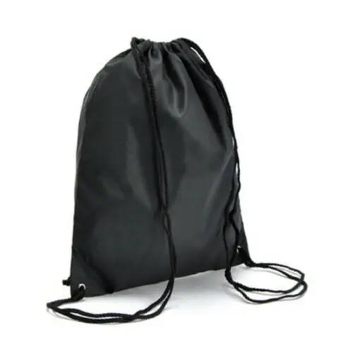 String Drawstring Back Pack Cinch Sack Gym Tote Bag School Sport Shoe Bags Storage Bags NEW