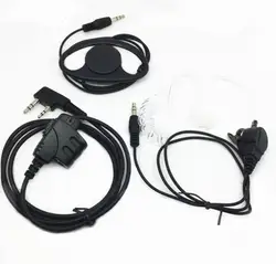 Типо B 3,5 мм auriculares + aire conducción auriculares es adecuado для Kenwood TK3107 вaofeng рuxing wouxun UV8D радио