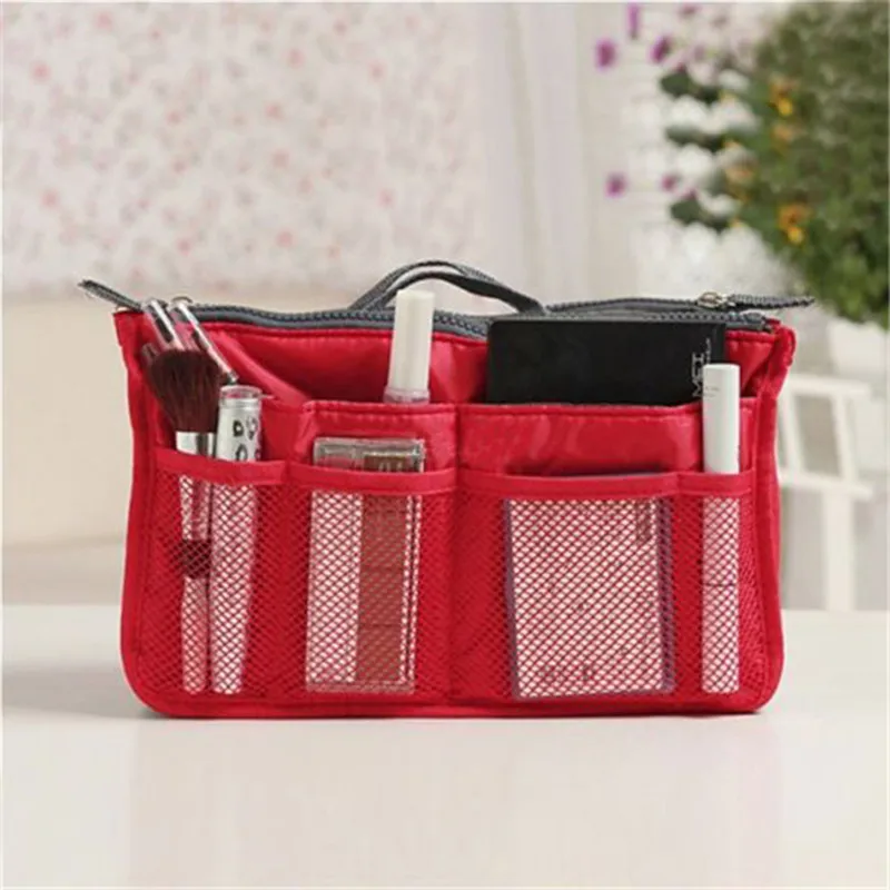 Qicai Yanzi Hot Women Cosmetic Bag Organizer In Double Yanzi Hot Women Cosmetic Bag Organizer In Double Zipper Portable Multifunctional Travel Pockets Makeup N658 Bags Cases From