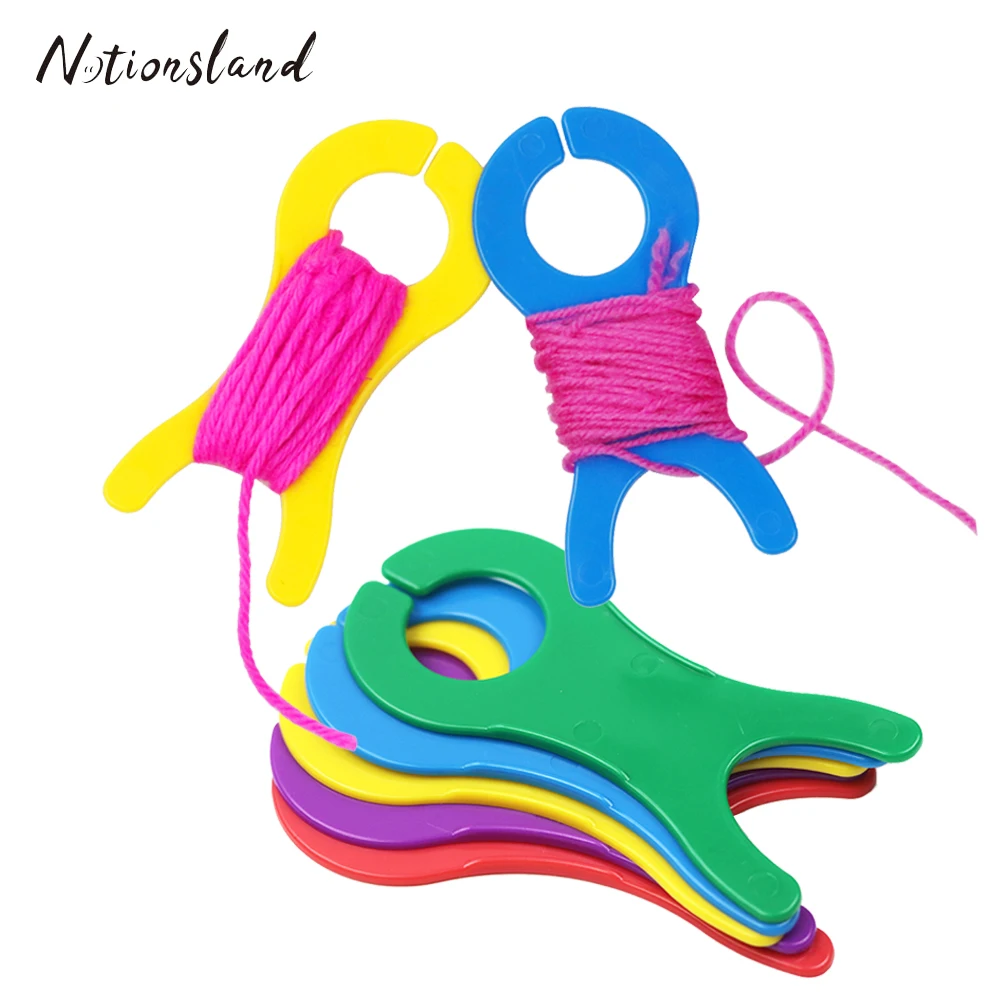 

Mixed 10pcs Plastic Thread Card Spool Tread Bobbins Embroidery Floss DIY Cross Stitch Organizer Holder Sewing Tools