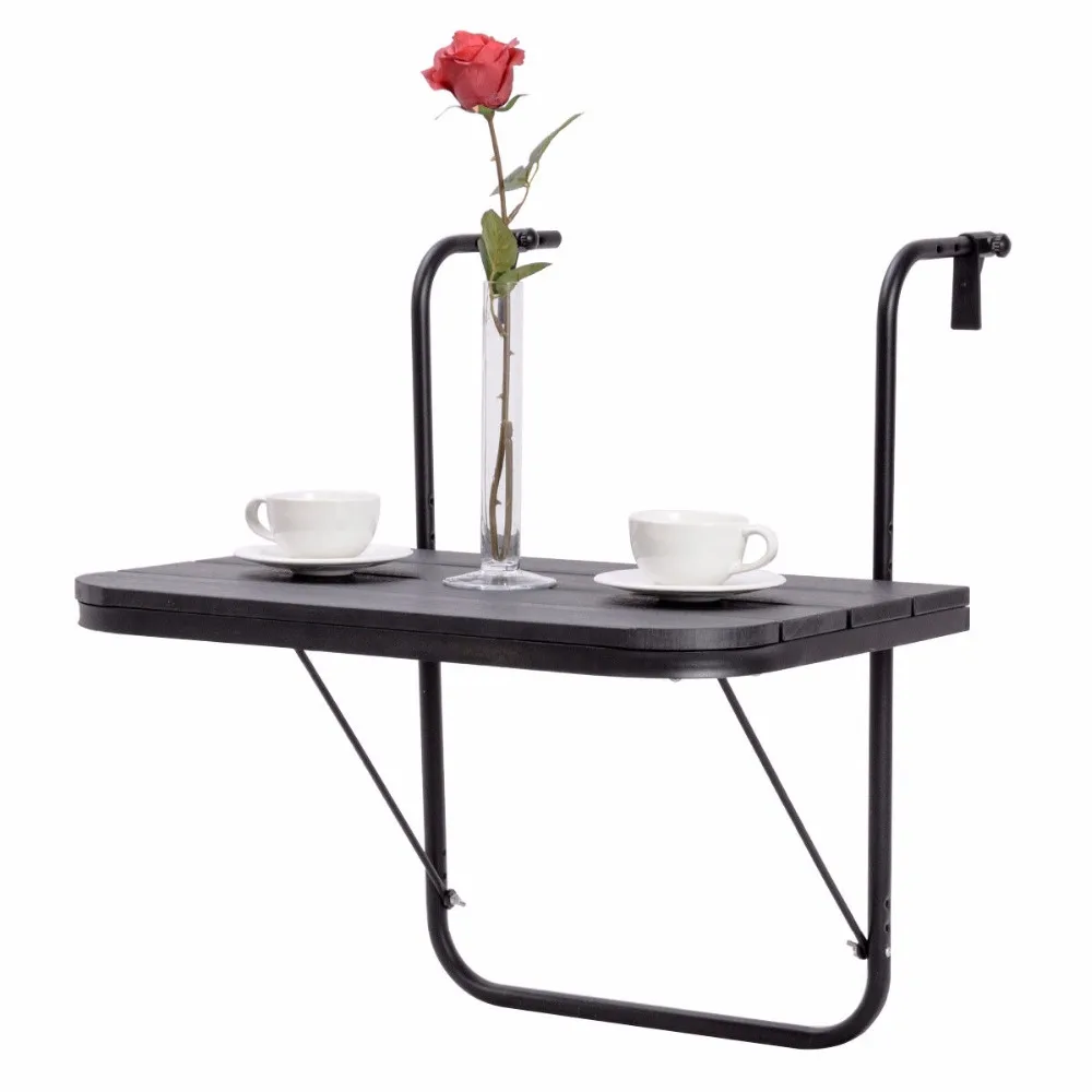 Goplus Adjustable Folding Deck Table Patio Balcony Serving Table Stand Hanging Railing Coffee Table Home Portable Desk HW56033 Goplus Adjustable Folding Deck Table Patio Balcony Serving Table Stand Hanging Railing Coffee Table Home Portable Desk HW56033