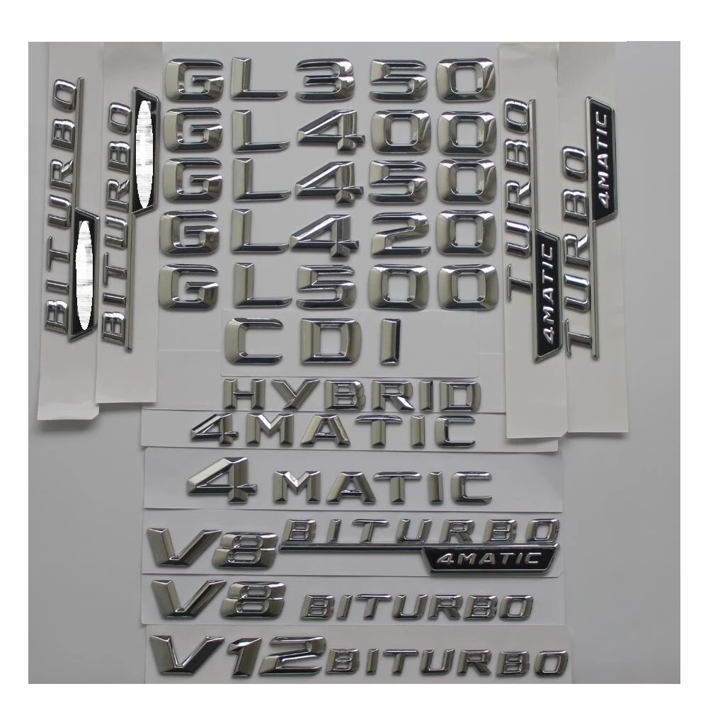 TRUNK LETTER EMBLEM BADGE FOR MERCEDES BENZ GL-CLASS AMG CHROME GL550 TRUNK LETTER EMBLEM BADGE FOR MERCEDES BENZ GL-CLASS AMG CHROME GL550