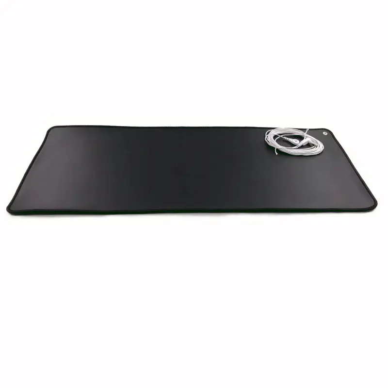 Grounded Black Desk Mat 68*26cm with 5 meter earthing cord for good health HOT sale Desk pad kit