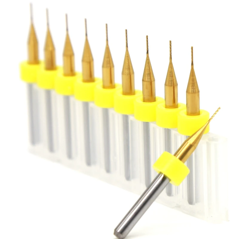 0.6mm Laser cutting machine milling cutter, CNC router bit swallow carving cutter