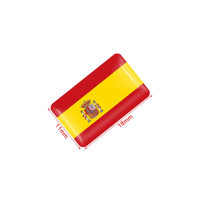 Pegatina de toro con bandera de España para coche, Escudo de Armas, ciudad,  bandera española, pegatinas adecuadas para casco, motocicleta, portátiles,  calcomanía de PVC - AliExpress