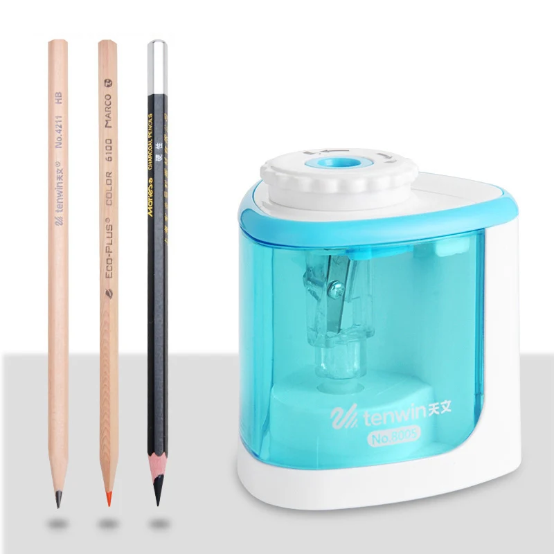 Hand Held One Hole Electric Pencil Sharpener Use Battery Automatic