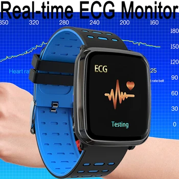 

Heart Rate Monitor Smart Wristband ECG PPG Detection Health Tracker Smart Band Steps Calories Count Smart Sports Bracelet pk H9