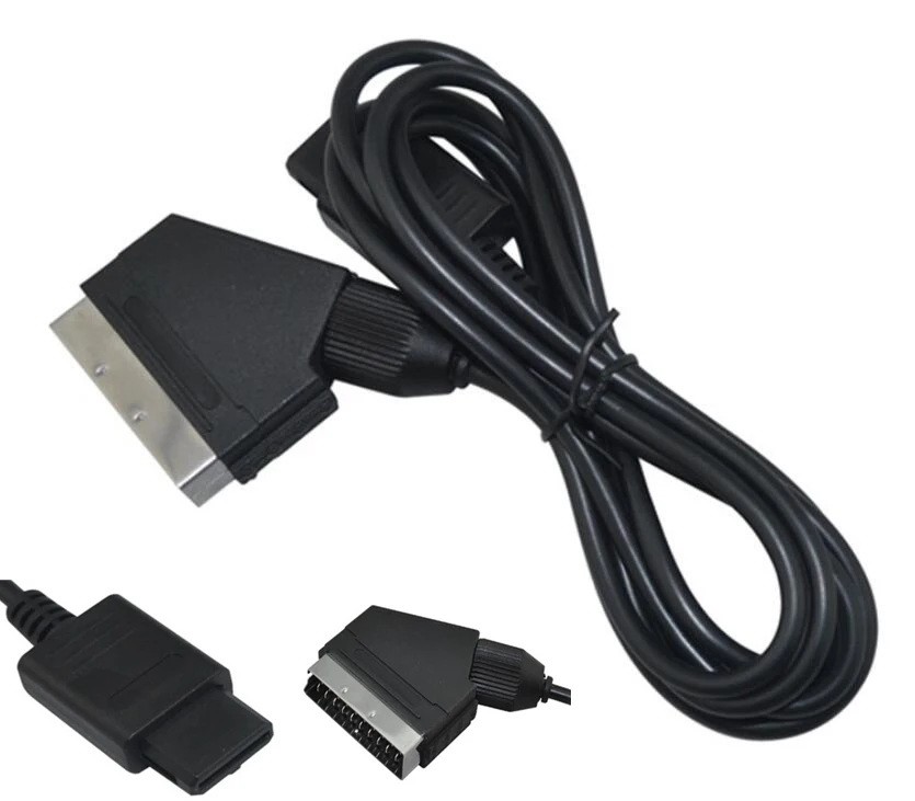 Высококачественный 1 84 м 21-контактный A/V TV Video Game разъем Scart RGB кабель для Nintendo SNES