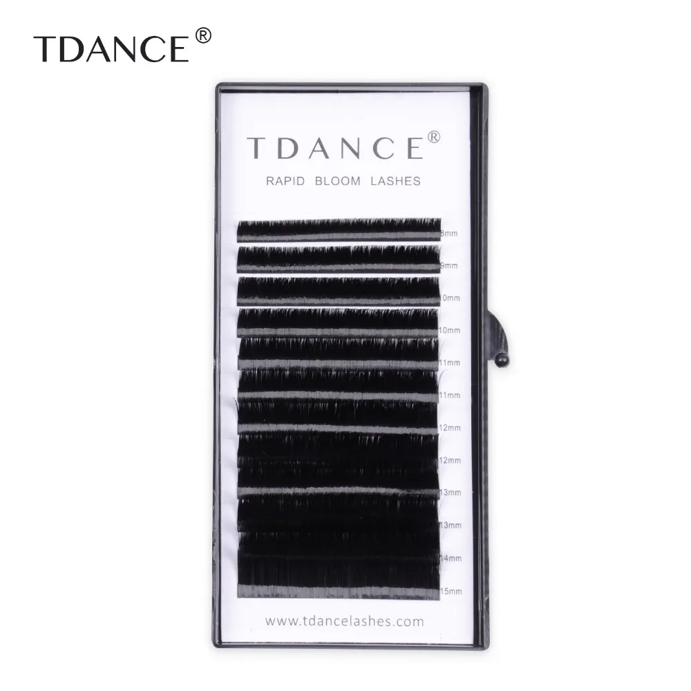 TDANCE Easy Fan Lashes bluming 4 шт. C/CC/D/DD Curl Высокое качество накладные норковые ресницы накладные объемные ресницы для наращивания