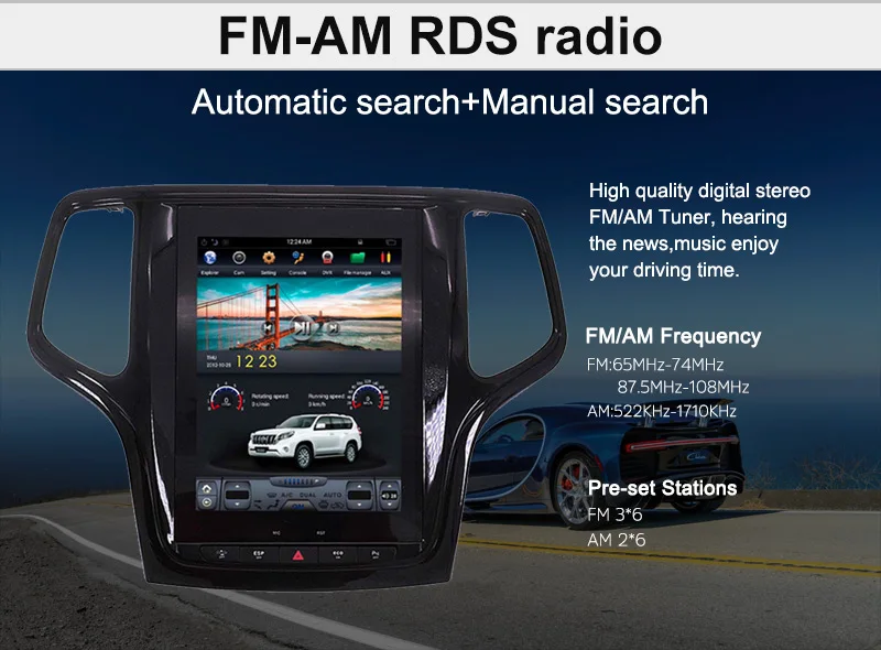 Discount Aotsr Android 7.1 Tesla style Car GPS Navigation For JEEP Grand Cherokee 2014-2018 headunit multimedia player No DVD player1di 13 Discount Aotsr Android 7.1 Tesla style Car GPS Navigation For JEEP Grand Cherokee 2014-2018 headunit multimedia player No DVD player1di 13