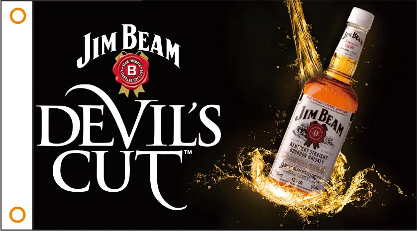 Флаг-JIM-BEAM-de-happy hour bandera 3x5FT кислый марш виски баннер полиэфирные Бандеры 05 | Дом и