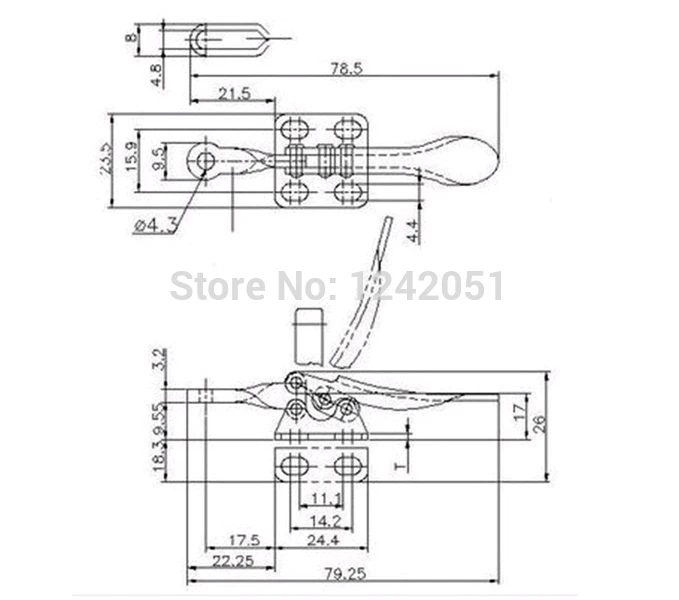 1 шт. ручной инструмент переключатель зажим 201A|tool clothes|clamps metalclamp tee |