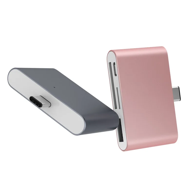 OTG USB3.1 Type-C Card Reader USB-C to USB2.0 SD TF Micro USB Multifunction Converter for Phone Computer Date Transfer Use OTG USB3.1 Type-C Card Reader USB-C to USB2.0 SD TF Micro USB Multifunction Converter for Phone Computer Date Transfer Use