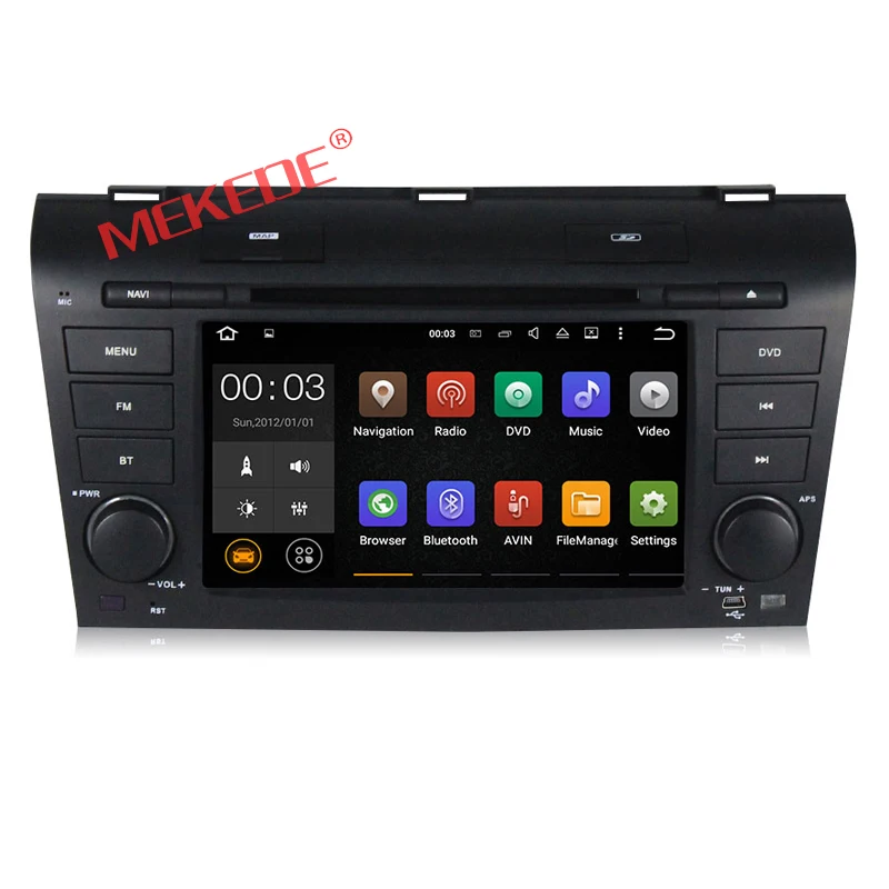 

ROM 16G 1024*600 Quad Core Android 7.1 car DVD for MAZDA 3 MAZDA3 2004 2005 2006 2007 2008 2009 Car DVD Player GPS 4G Radio