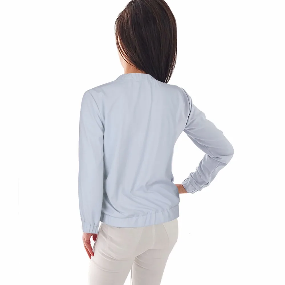 Spring Europe and America is tasted newly hot and spicy recreational temperament decorous embroider female type zipper coat