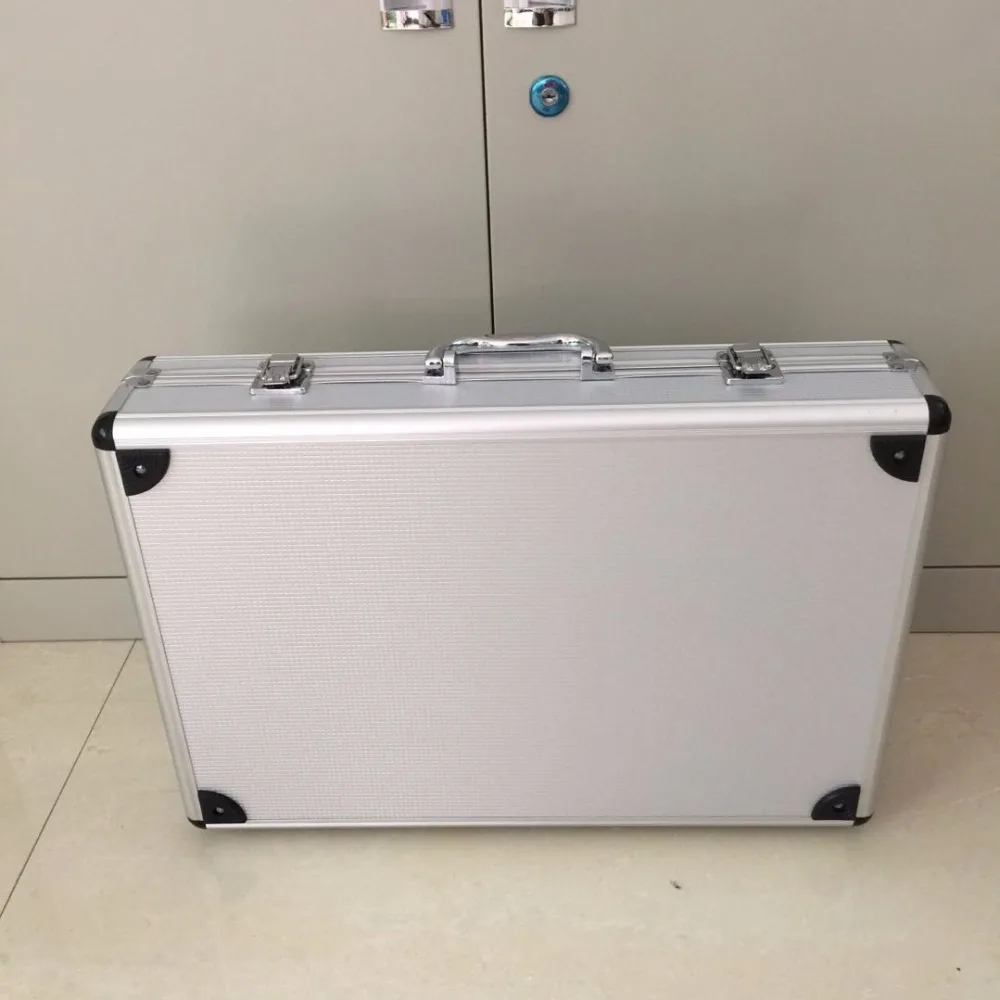 

ETJ Brand Aluminum Case Carrying Box Impact Resistant Safety Case Equipment With Pre-Cut Foam For Wireless Microphone