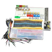 Generieke onderdelen pakket + 3.3 V/5 V power module + MB-102 830 punten Broodplank + 65 Flexibele kabels + doorverbindingsdraad doos(China)