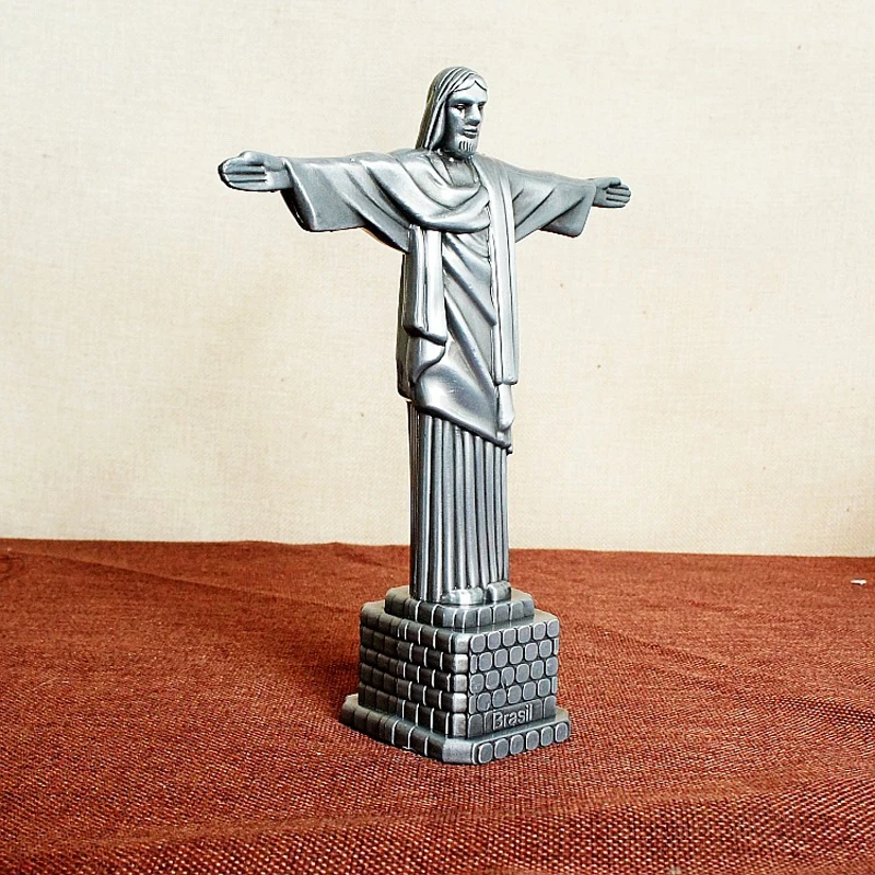 World Famous Statue Figurines Miniature Rio Jesus Christ God Jehovah